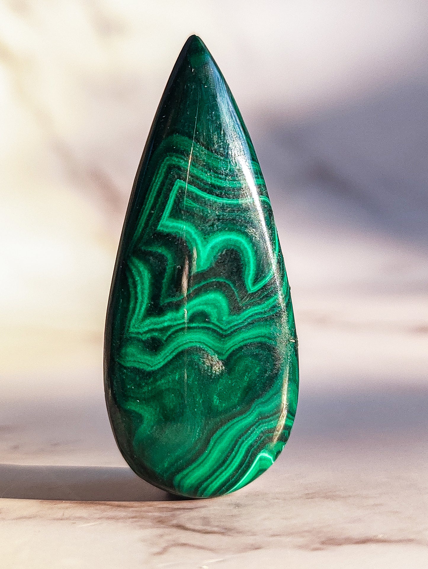 Malachite Tear Drop